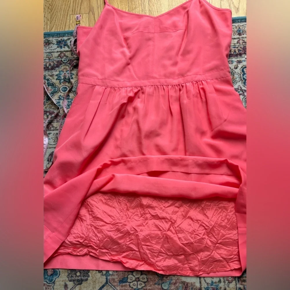 J Crew Factory Womens  Cami Dress  Coral Size 12 Y2K - Picture 8 of 8